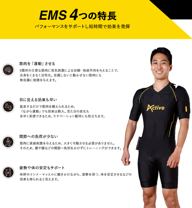 全身型EMSスーツ「Active」より新色登場！Makuakeプロジェクト